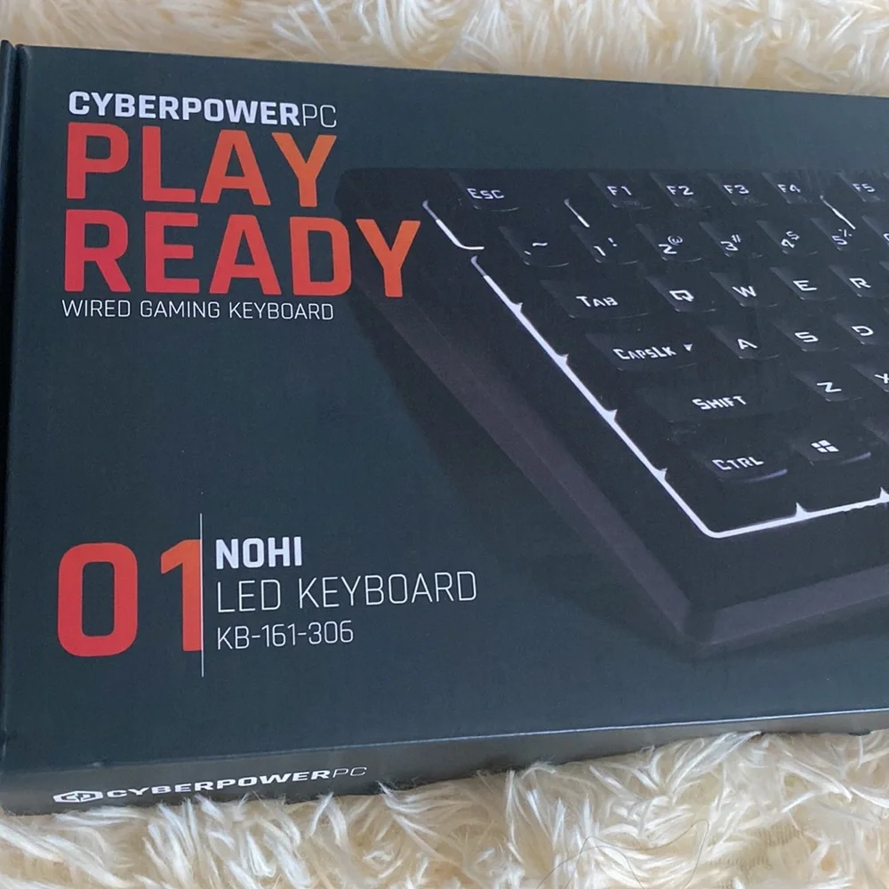 Cyber Power Pc play ready wired gaming keyboard